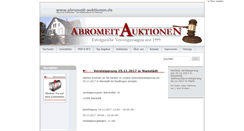 Desktop Screenshot of abromeit-auktionen.de